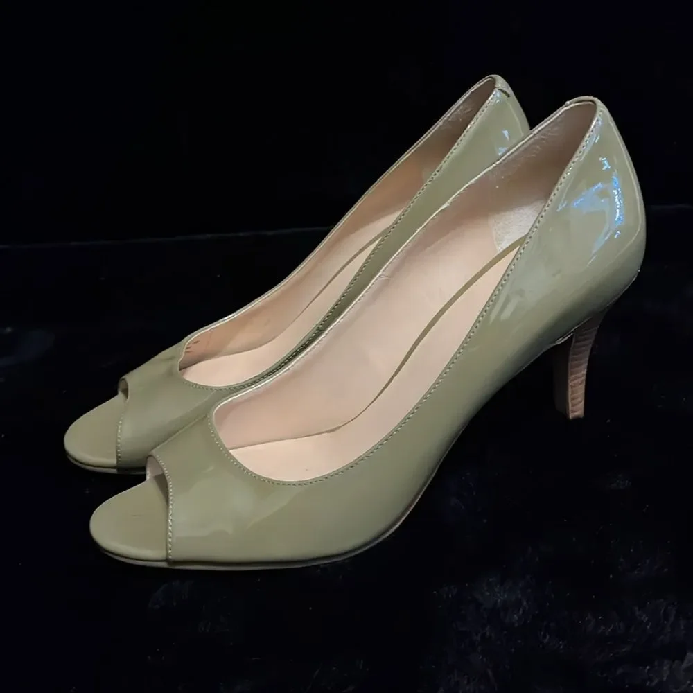 Cole Haan Air Lainey OT Pump Leather Open Toe Heels